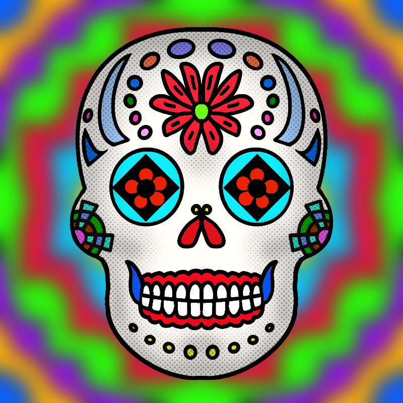Sugar Skulls #8 static token preview