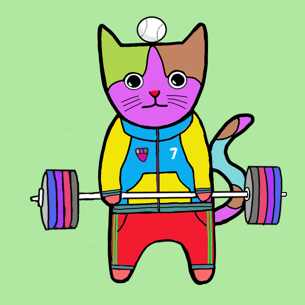 Sports cat #3 static token preview