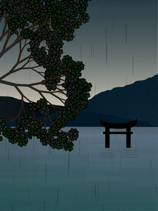 Foggy morning in a village near Tokyo #22 static token preview