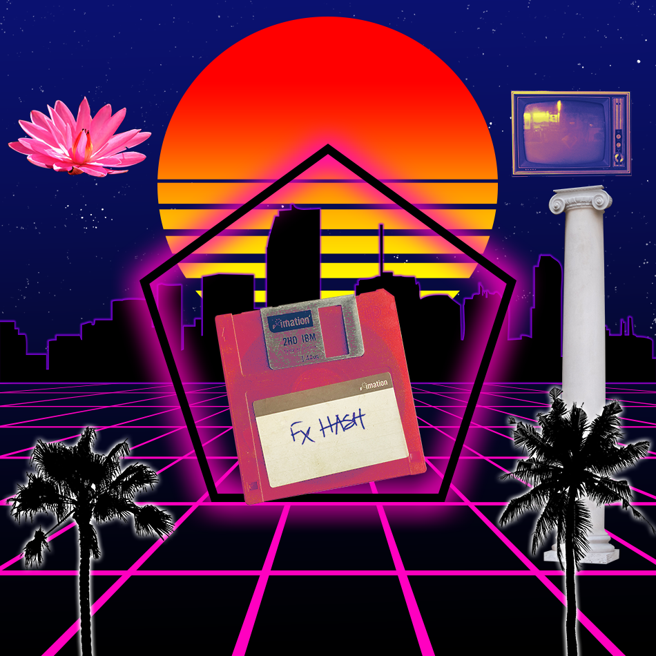 S Y N T H W A V E Nightlife Generator #12 static token preview