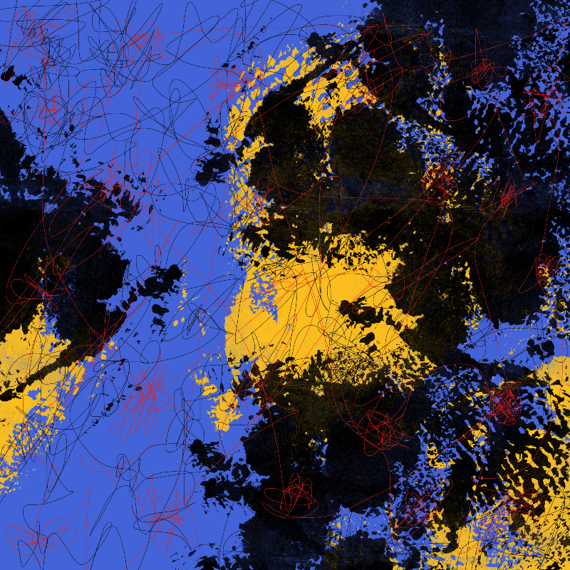 Arts of Chet Abstract 3 #12 static token preview