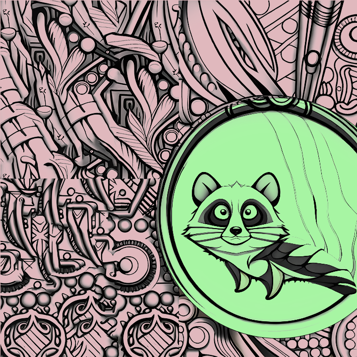 Playful weasel #3 static token preview