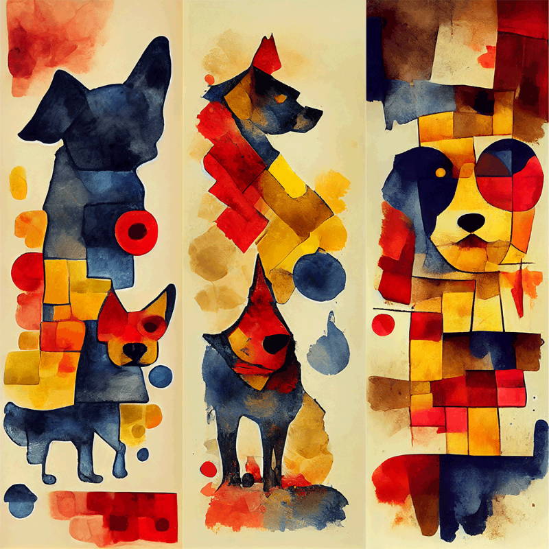 AI Dogs #9 static token preview