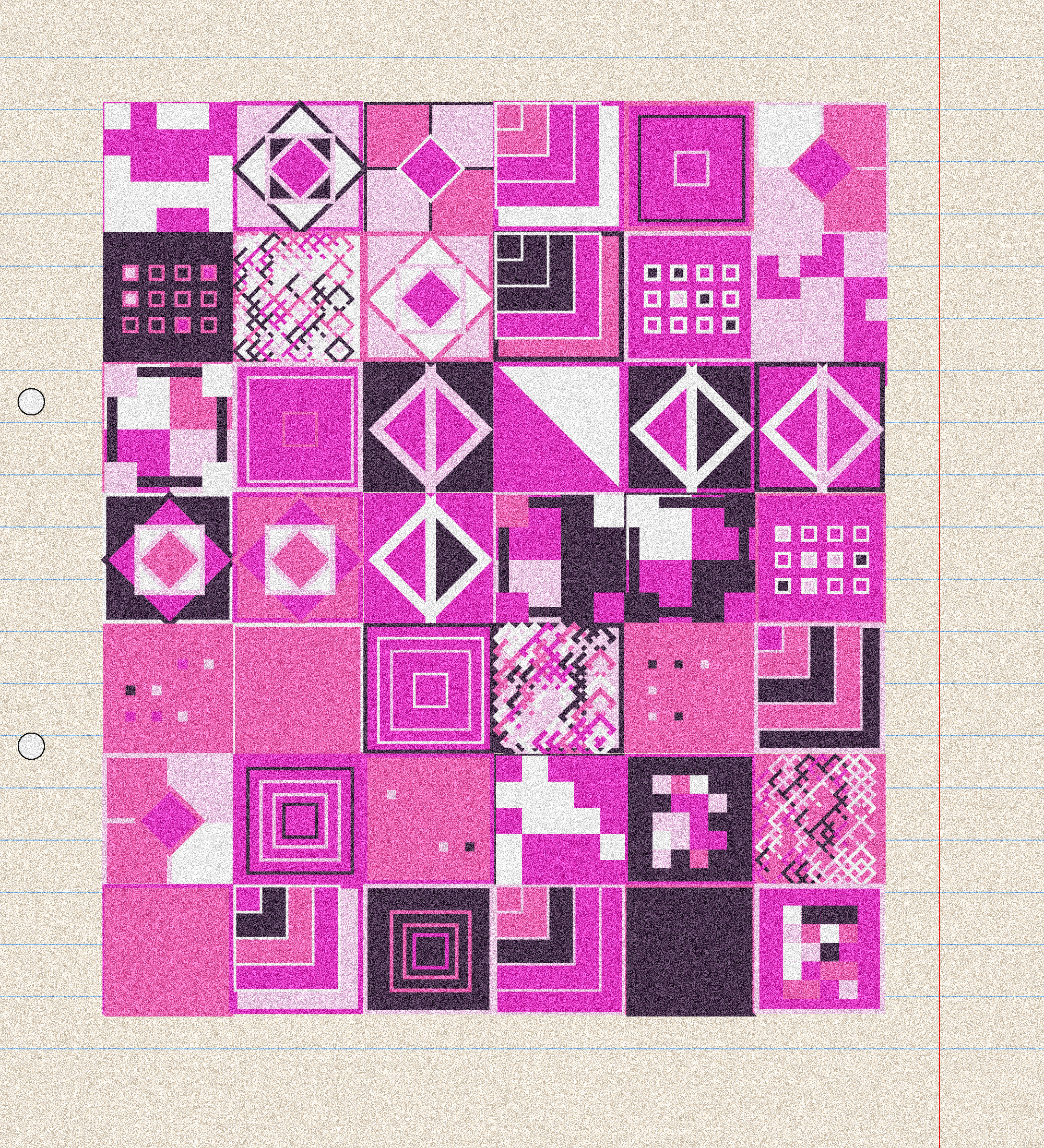 sketchbook page 8: annoying grid #19 static token preview