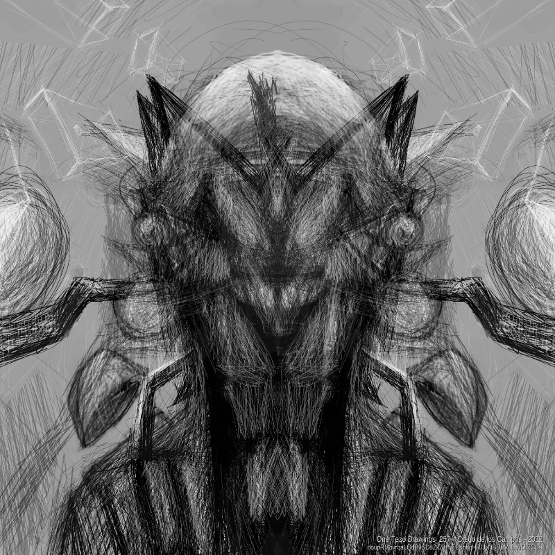 One Tezo Drawings_257+ #2 static token preview