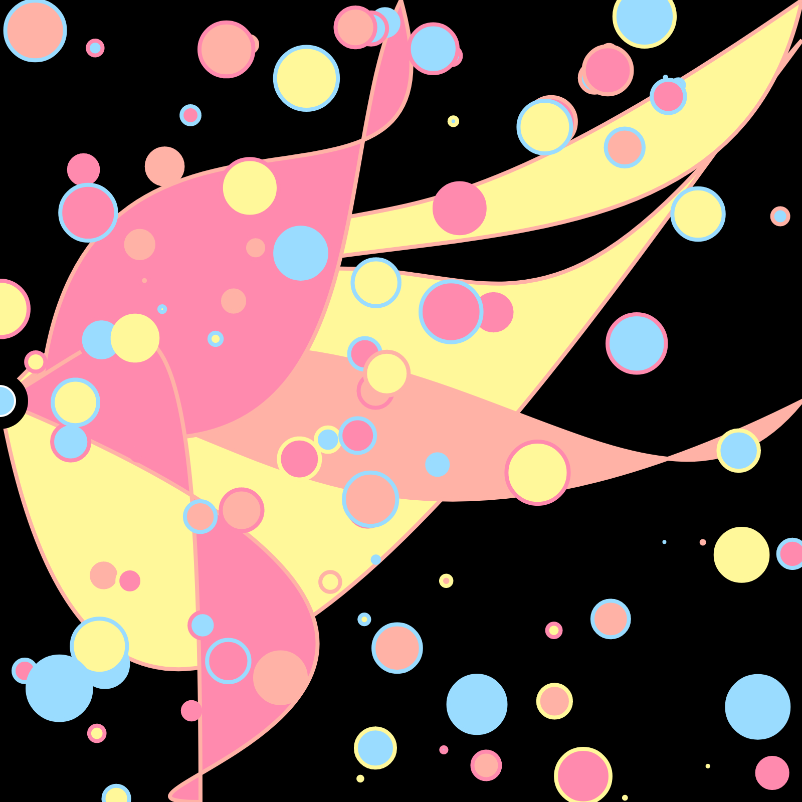 Bubbles in a Bezier Sea #8 static token preview