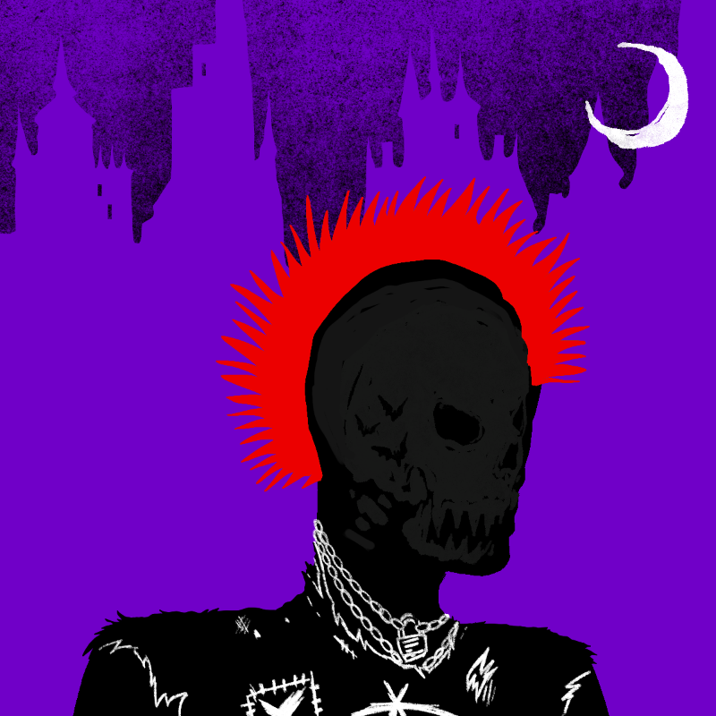 The Unseen Punks #3 static token preview