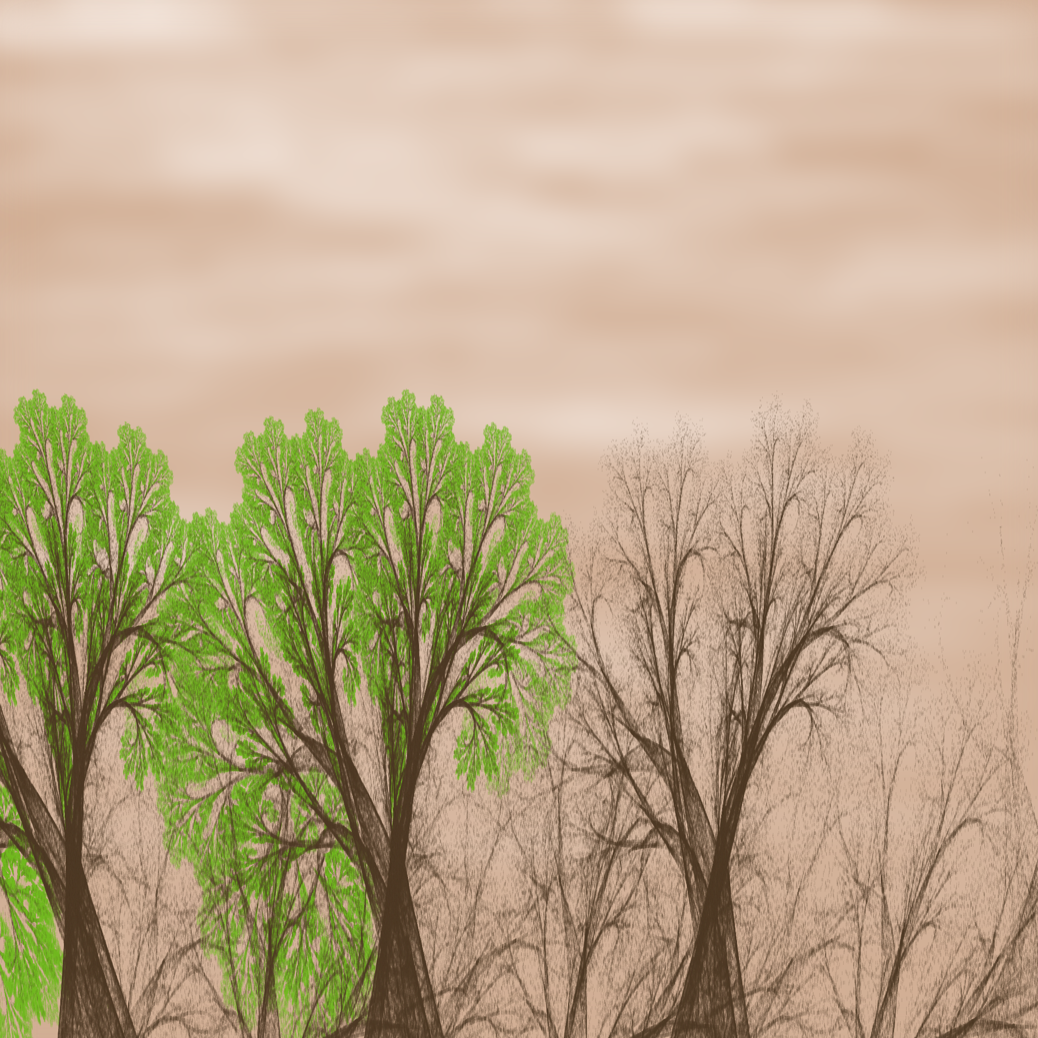 Chaotic Treescape #2 static token preview