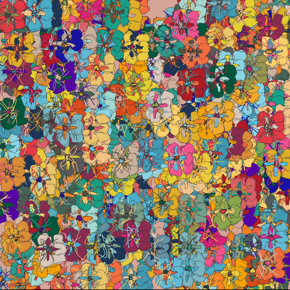 Floral Cacophony #22 static token preview