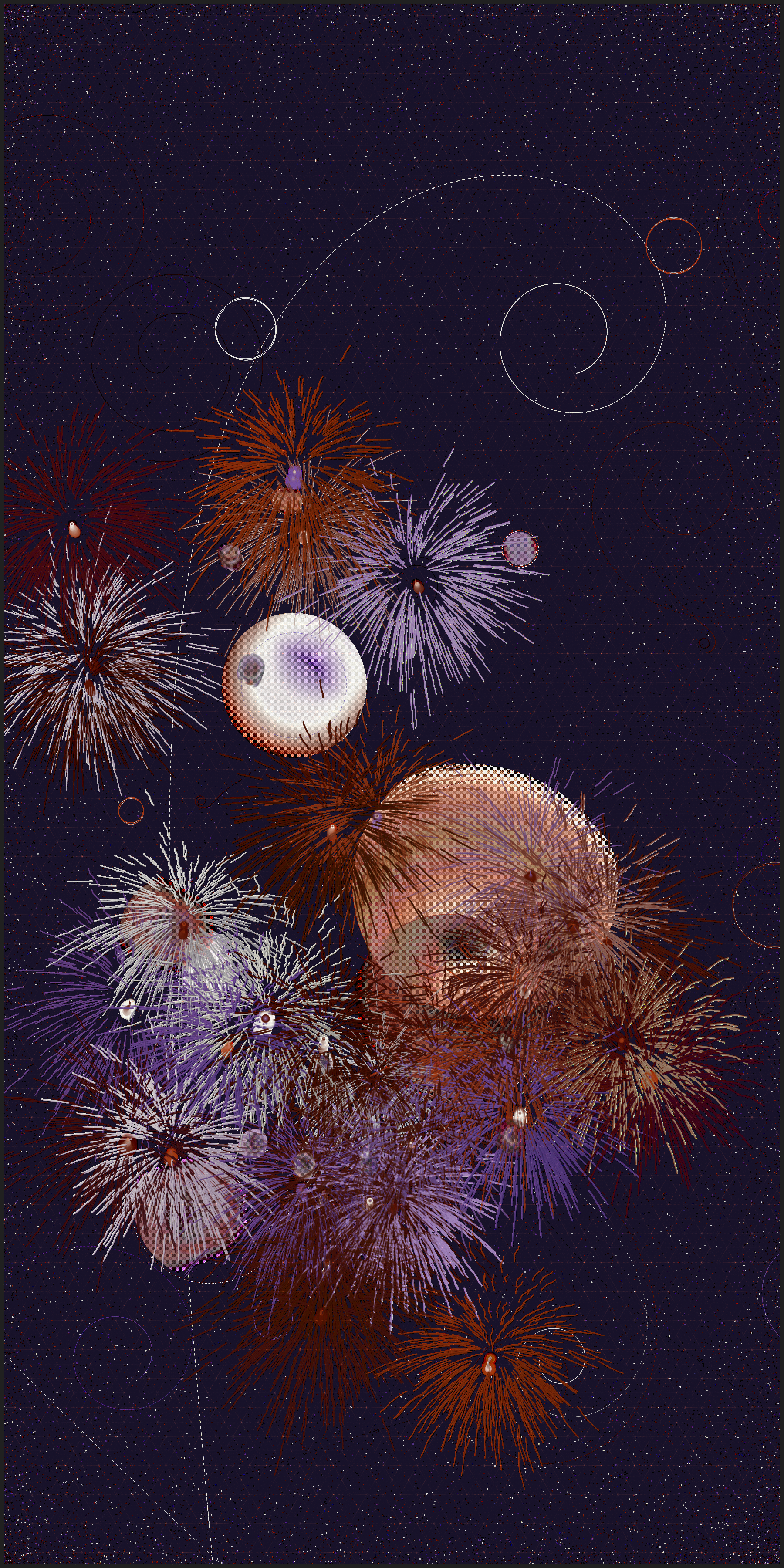 真夏の花火　Fireworks in Midsummer #14 static token preview