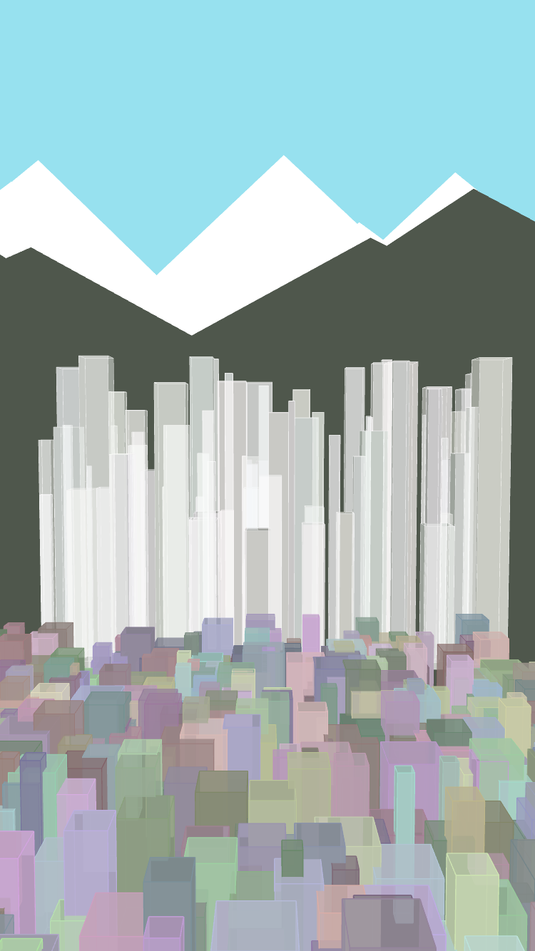 Los Angeles Winter Skyline #4 static token preview