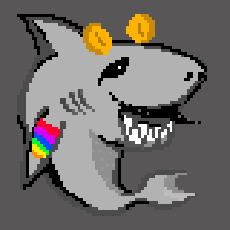 GANG SHARK #5 static token preview