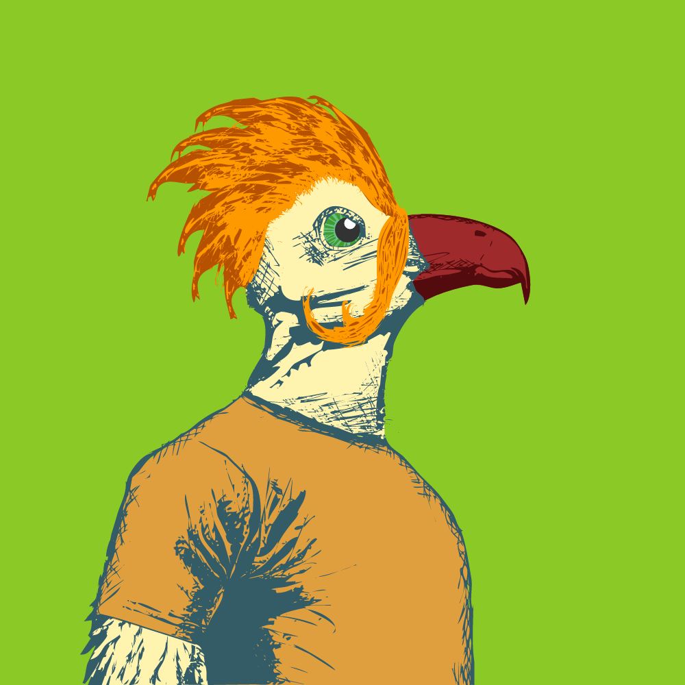 Old School Rooster #2 static token preview