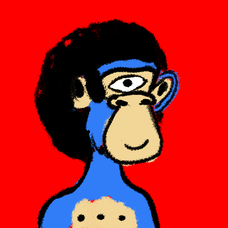 Drawed apes jetski club #19 static token preview
