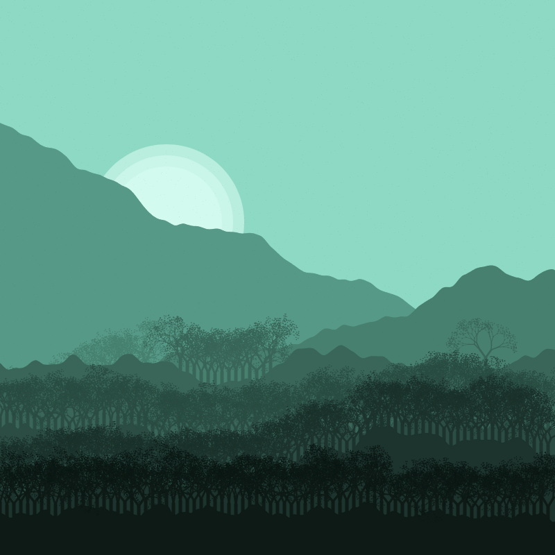Generative Mountains #25 static token preview