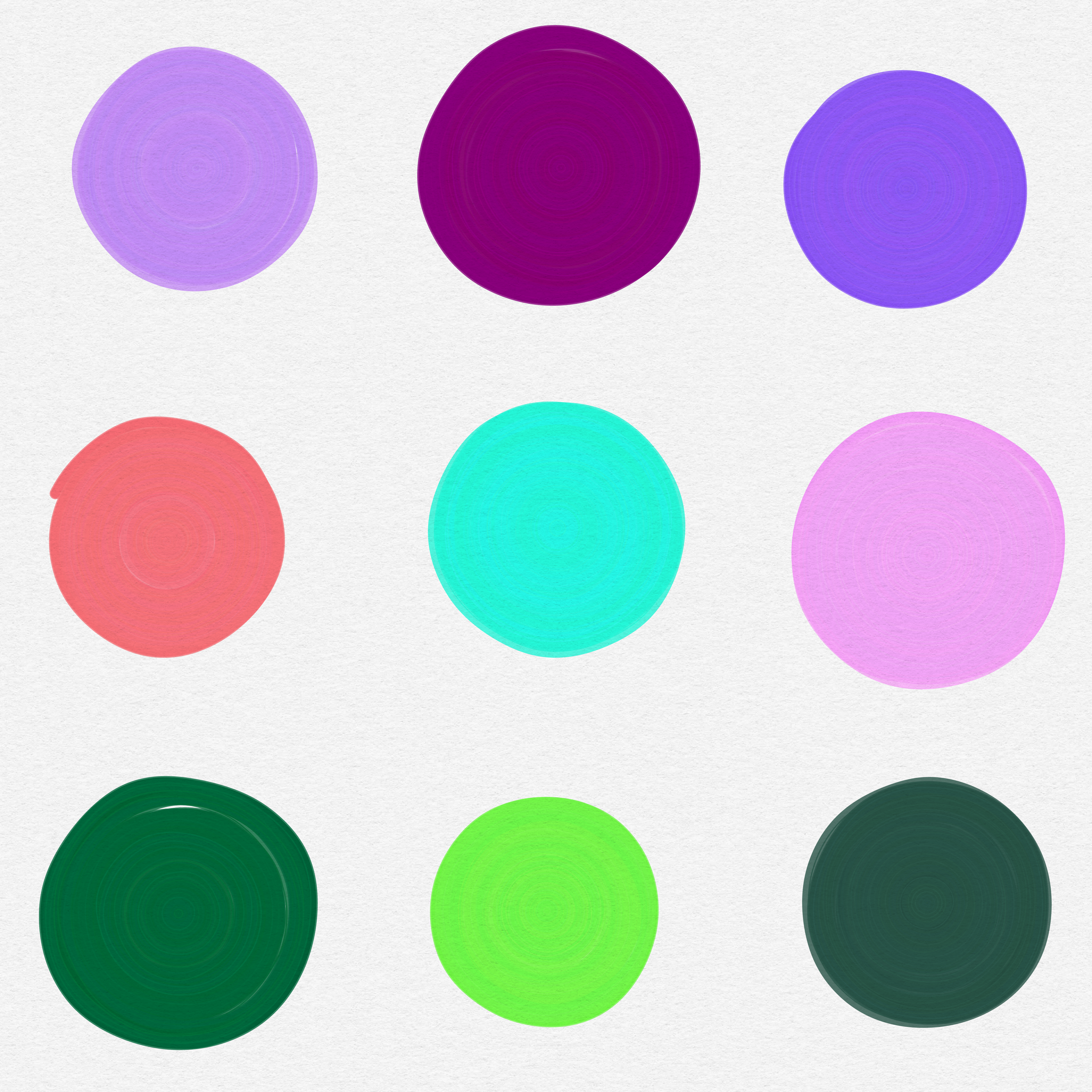 M'Fing Dots on a M'Fing Grid #20 static token preview