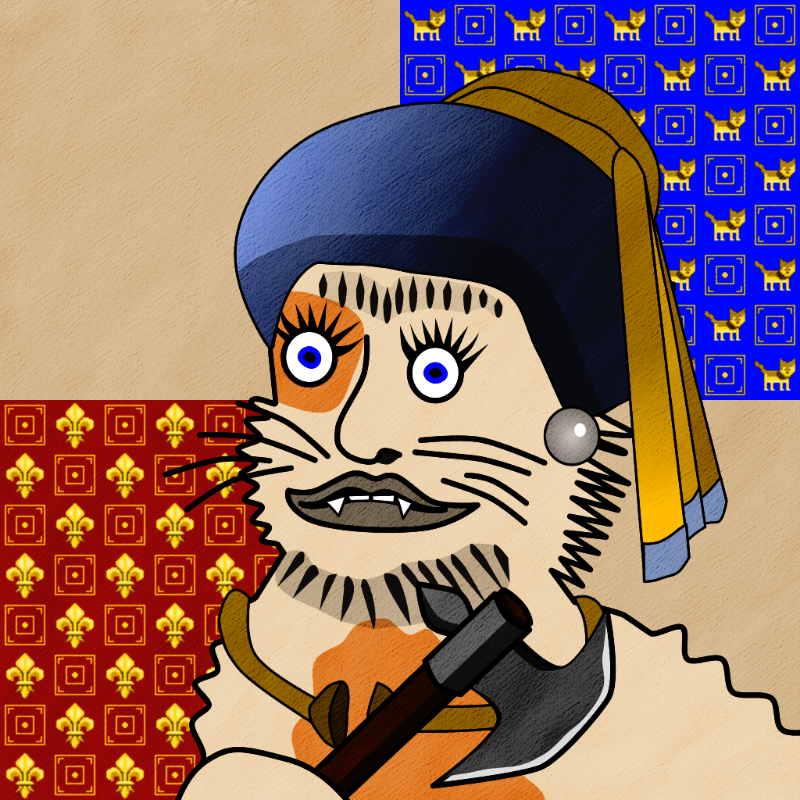 Famous Medieval Cat #7 static token preview