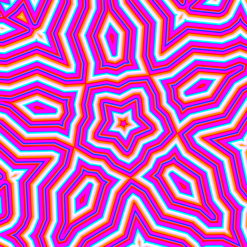 Psilocybin vision #3 - #fxhashturnsone #16 static token preview