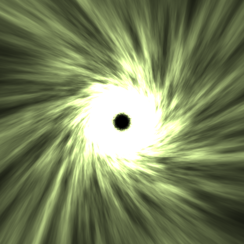 Rotating Black Hole #1 static token preview