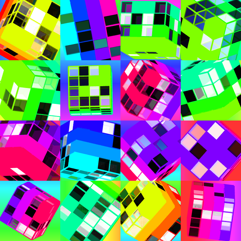 GRADIENT CUBES #1 static token preview
