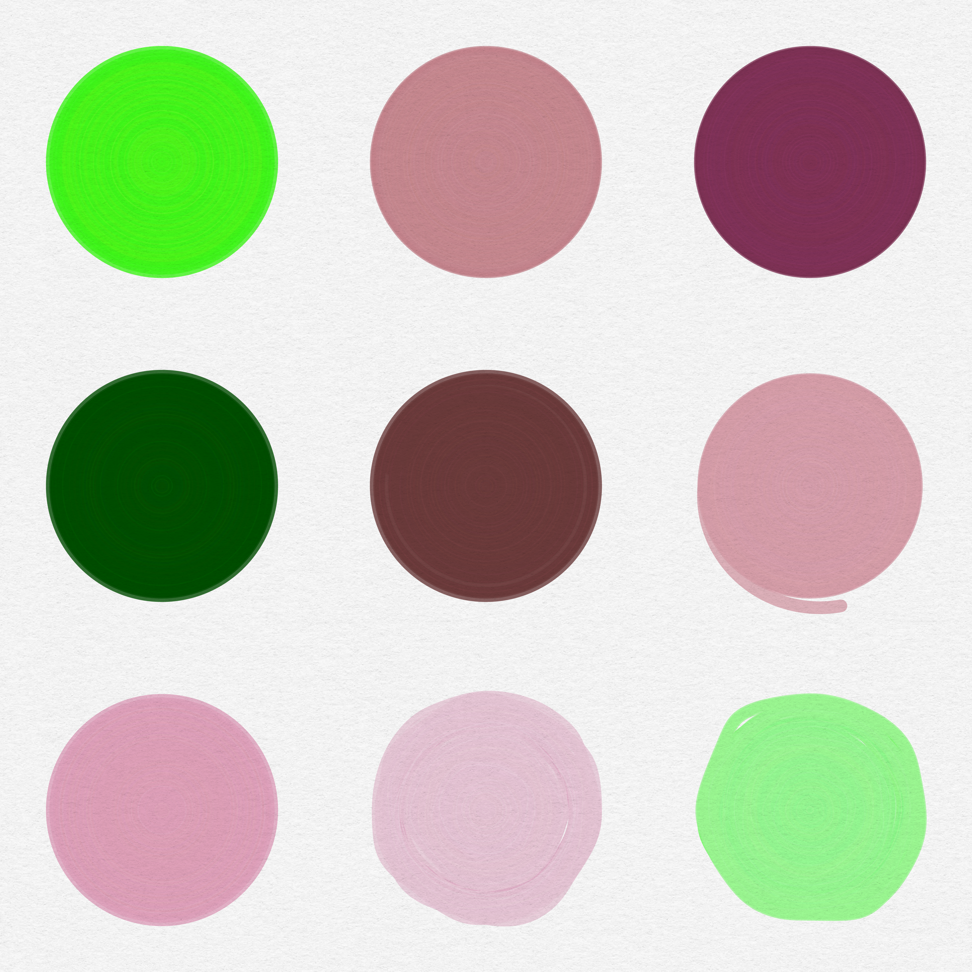 M'Fing Dots on a M'Fing Grid #24 static token preview