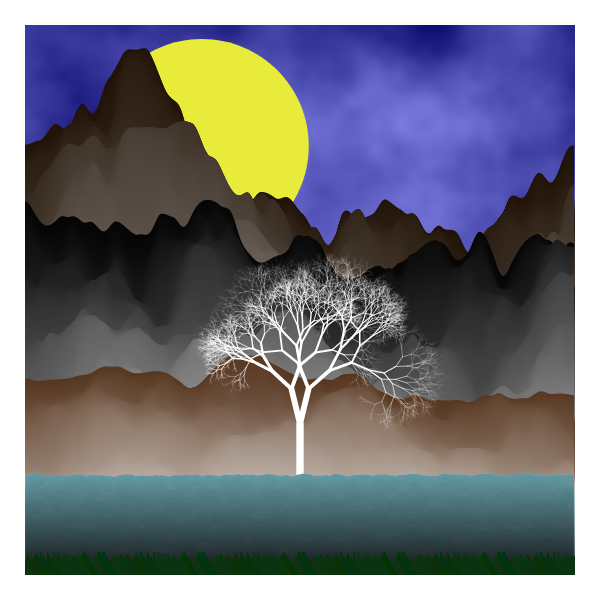 Landscape #3 static token preview