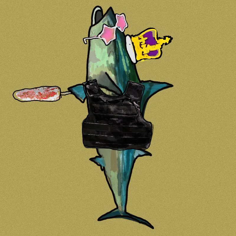The Apathetic Crypto Fish Society #25 static token preview