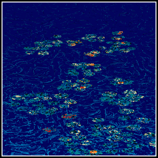 Polluted water lilies #6 static token preview