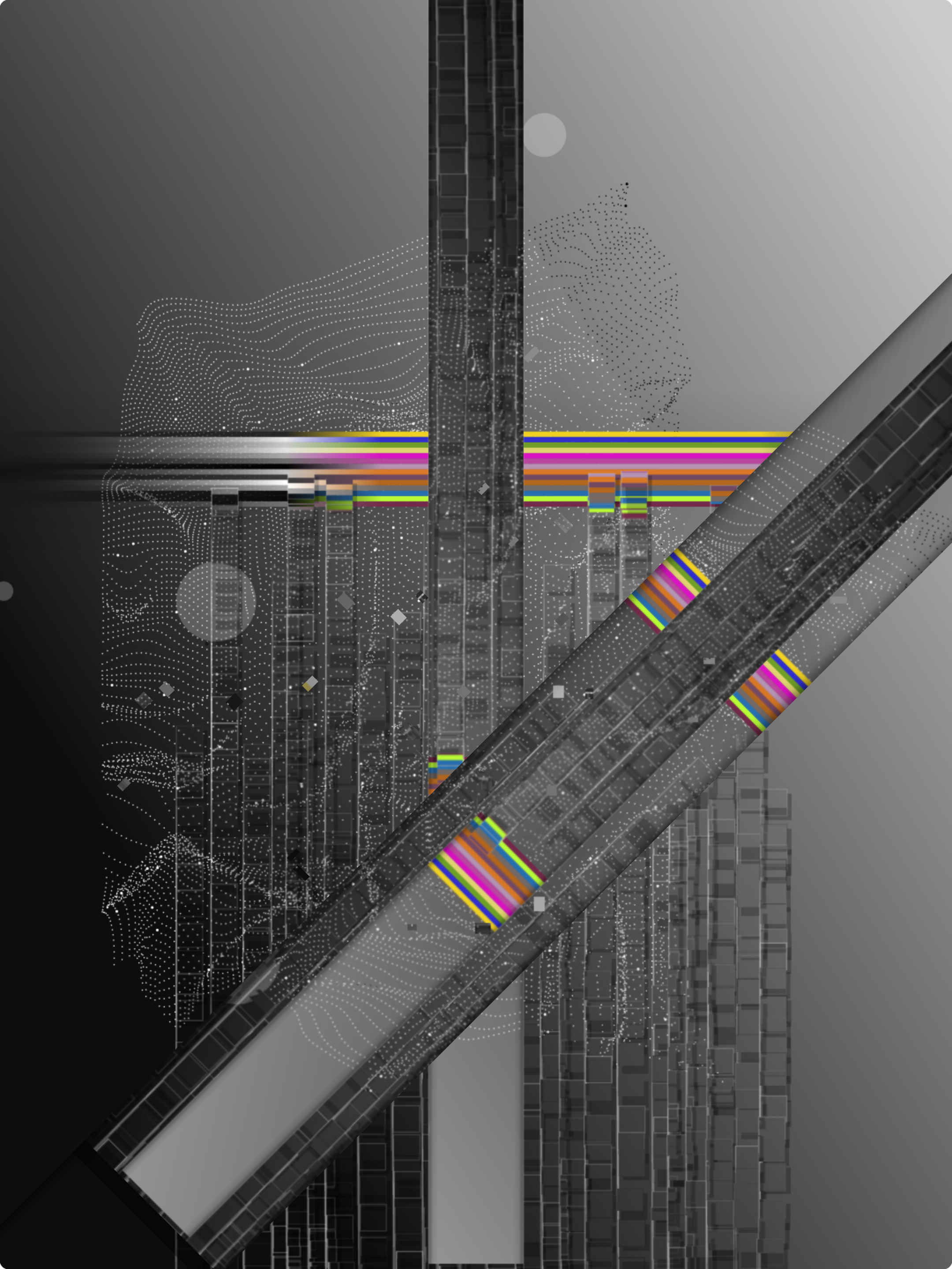 Fronteras en abstracto #67 static token preview