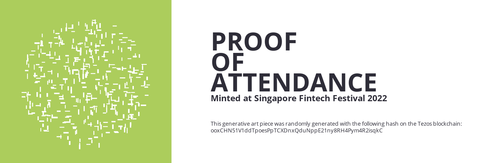 SFF2022 Proof of Attendance Token #657 static token preview