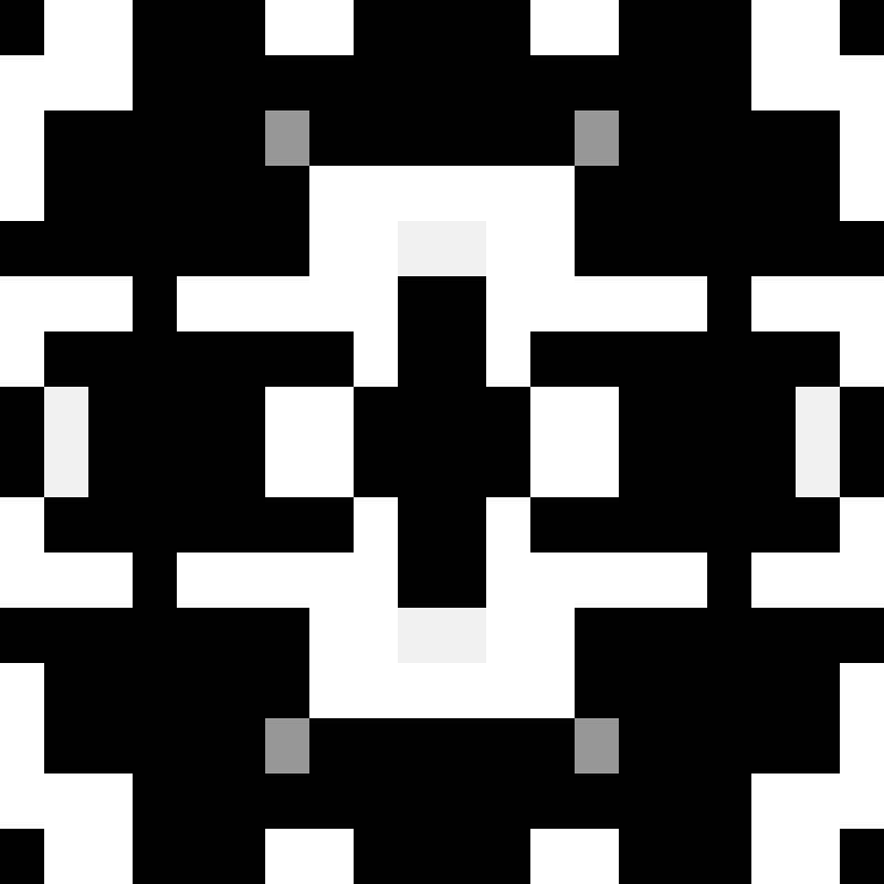 QR Glyphs Invaders #17 static token preview