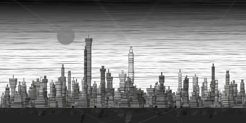 Fictional Cityscapes #6 static token preview