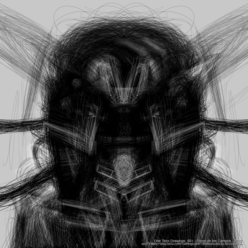 One Tezo Drawings_65+ #5 static token preview