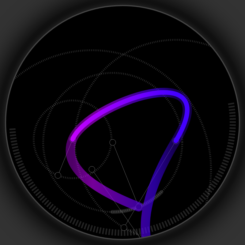 Neon Curves #21 static token preview