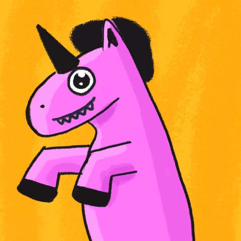 Peculiar unicornos #6 static token preview