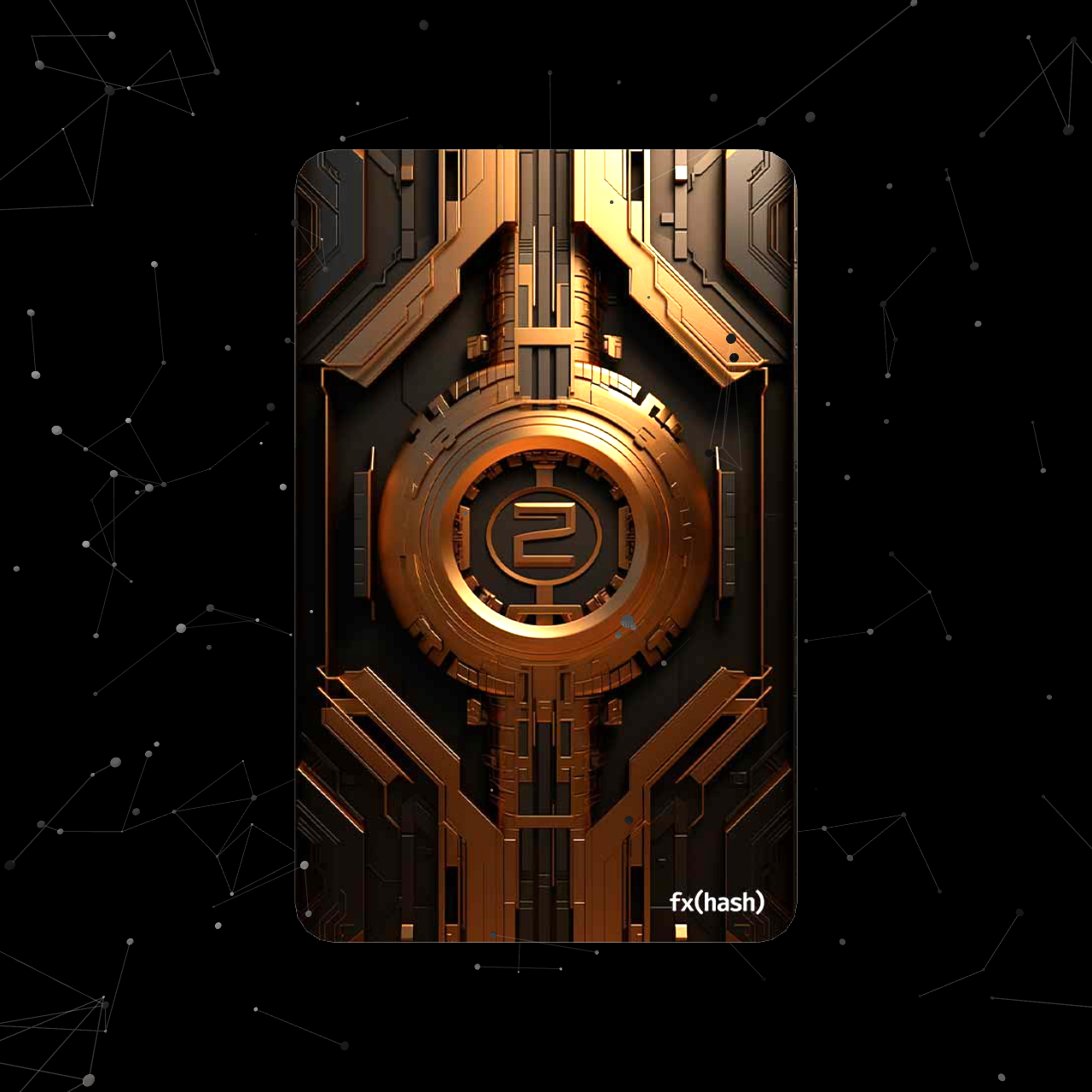 FXHash 2.0 Card #22 static token preview
