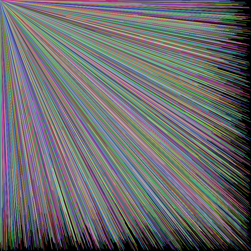 Colorful Lines #19 static token preview