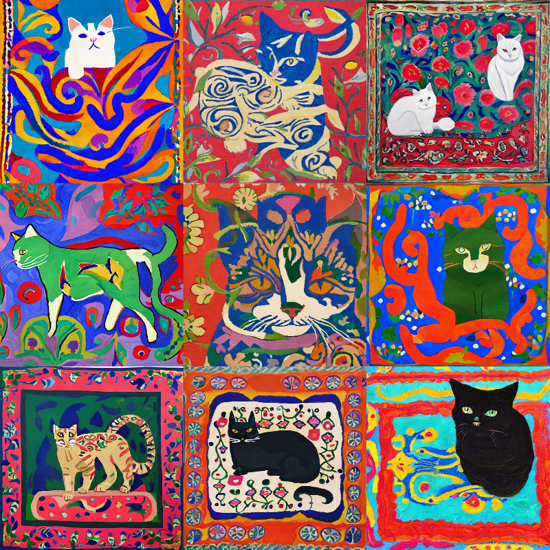 99 Patchworks of 9 Lives #6 static token preview