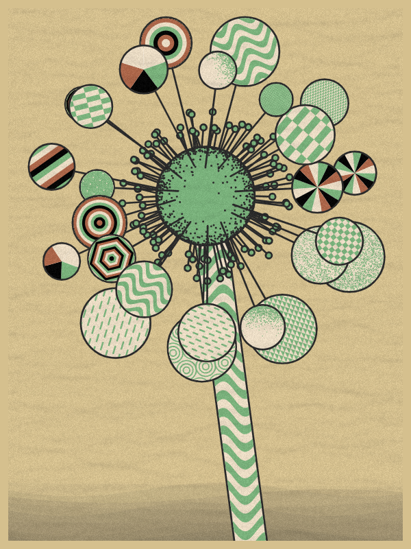 Abstract Dandelion #19 static token preview