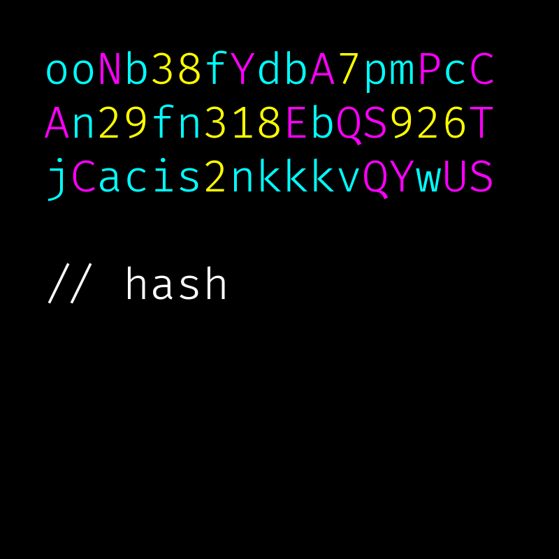 hash #9 static token preview