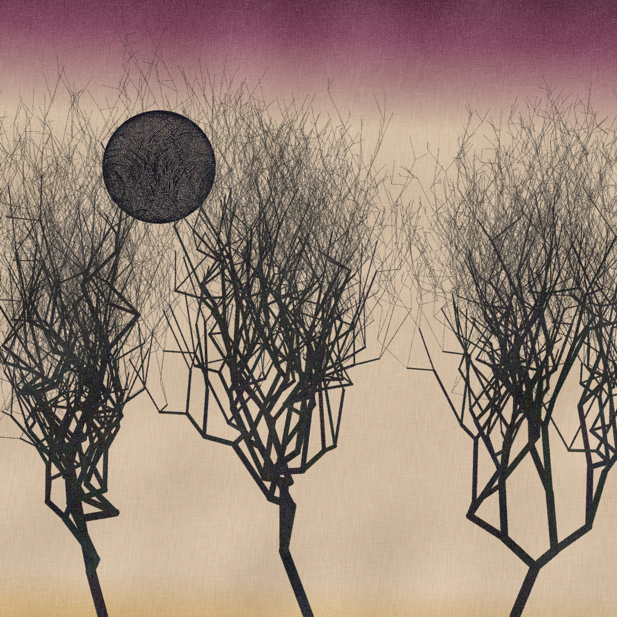 Three dead trees on earth #15 static token preview