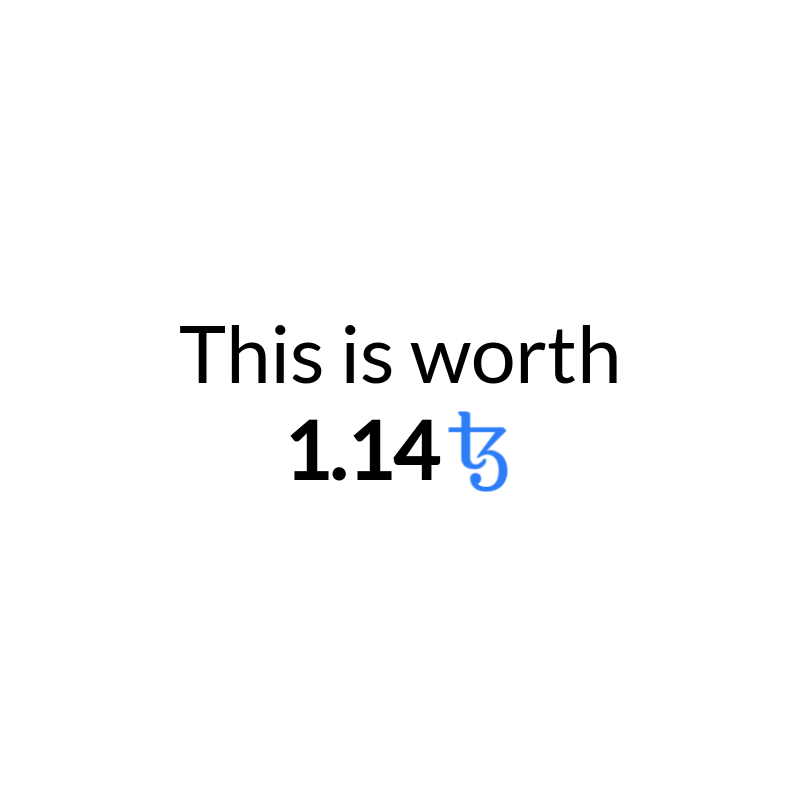 The Value Of Art #1 static token preview
