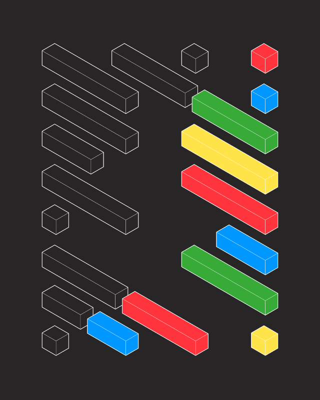 Blocky-Neon #9 static token preview
