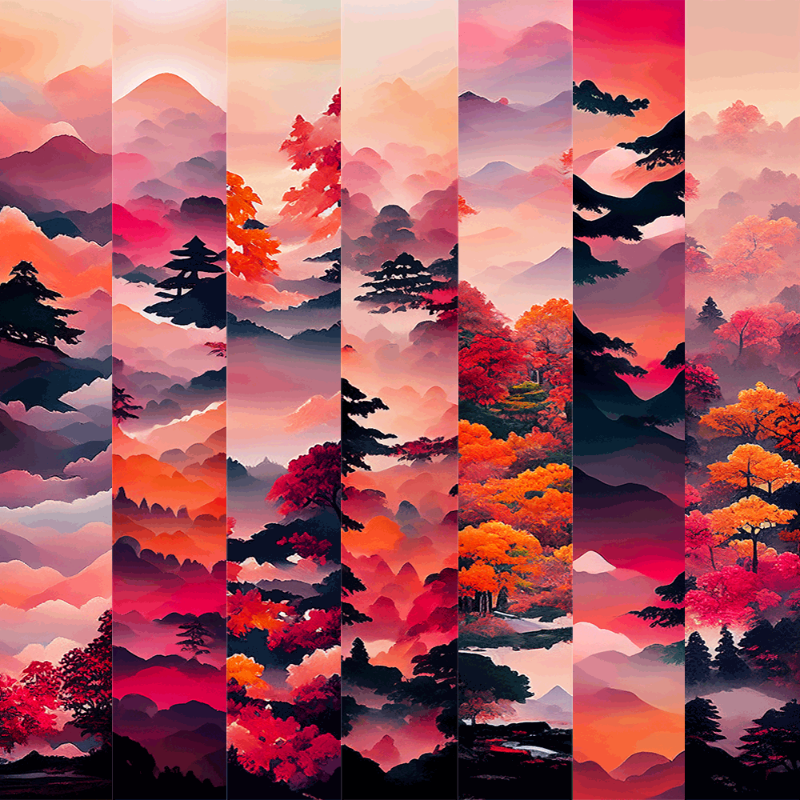 AI Japanese Autumn #8 static token preview