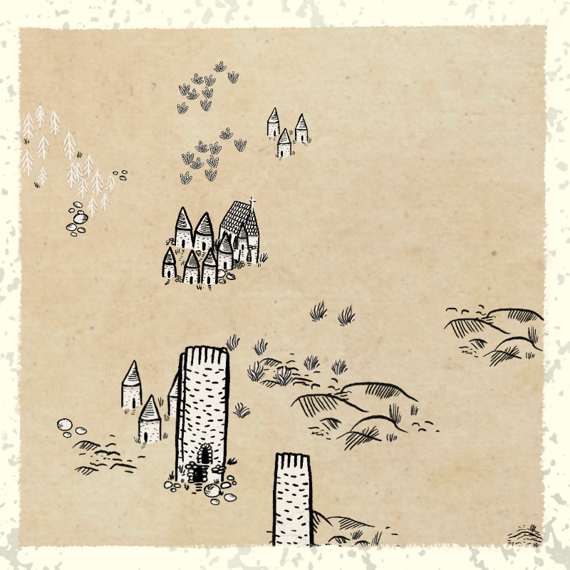 Medieval Village #3 static token preview
