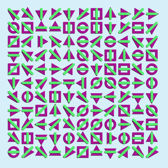Geometric abstraction #1 static token preview