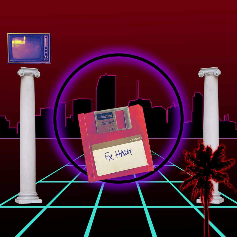 S Y N T H W A V E Nightlife Generator #13 static token preview