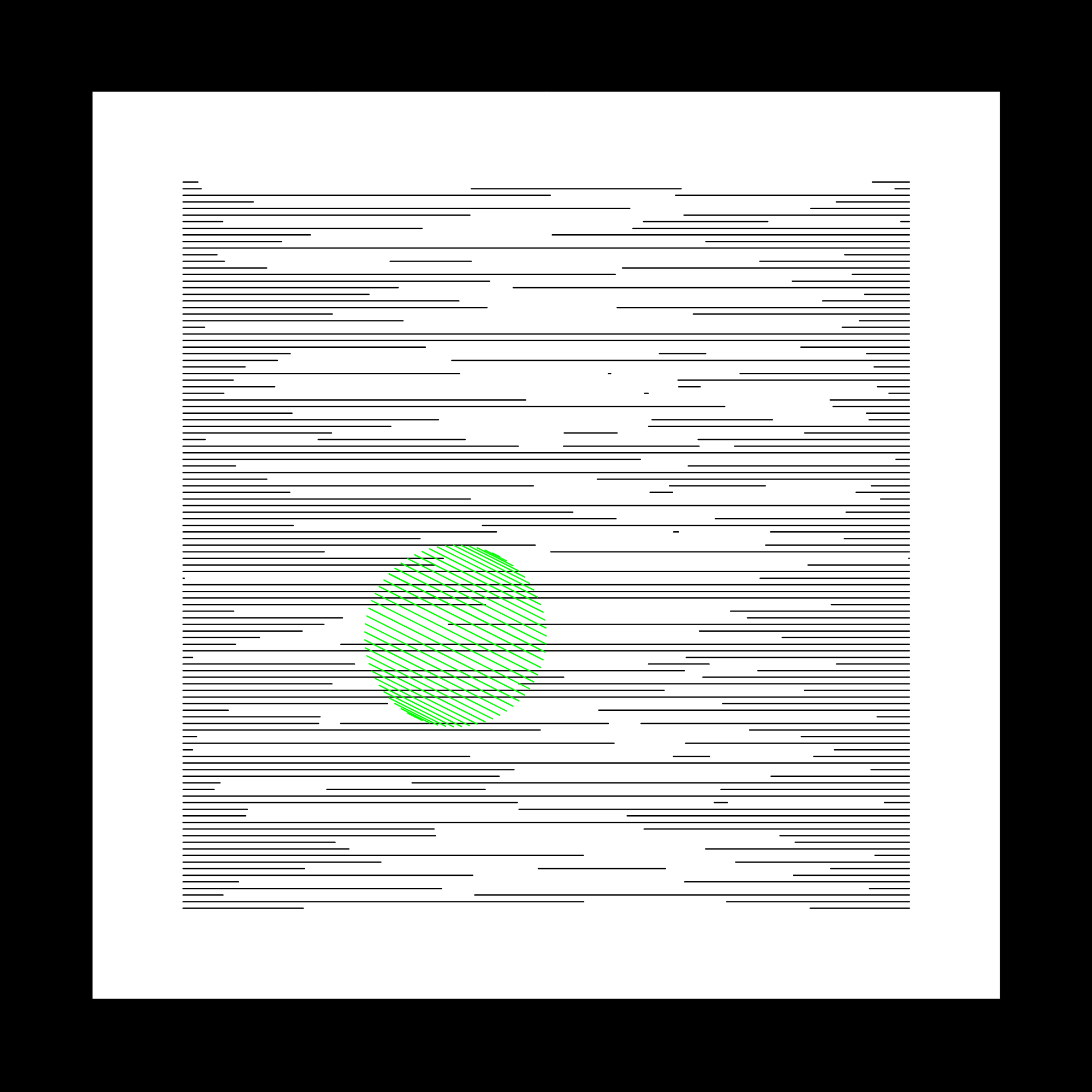 111 lignes horizontales et un rond #4 static token preview