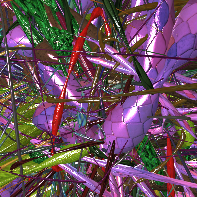 Prismatic Thickets #99 static token preview