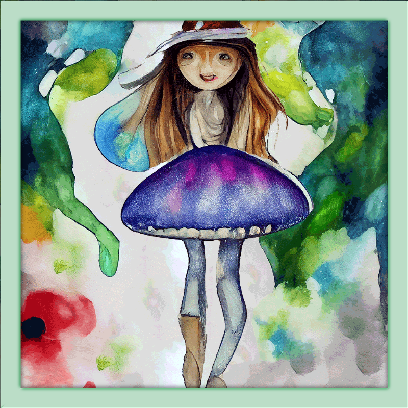 Alice and Mashroom #5 static token preview